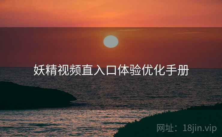 妖精视频直入口体验优化手册