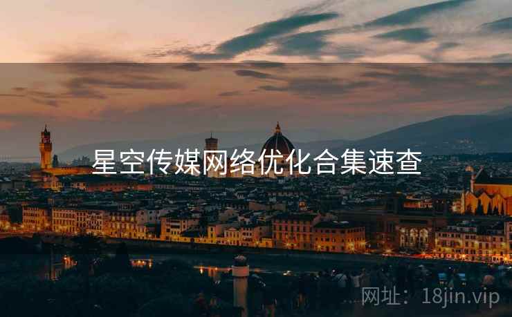 星空传媒网络优化合集速查