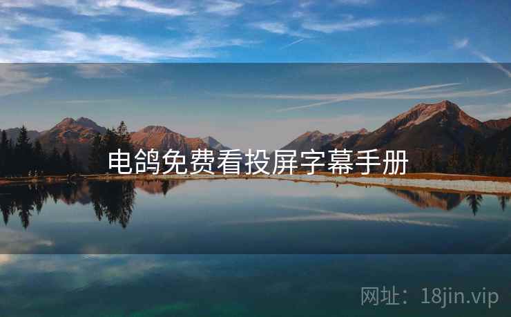 电鸽免费看投屏字幕手册