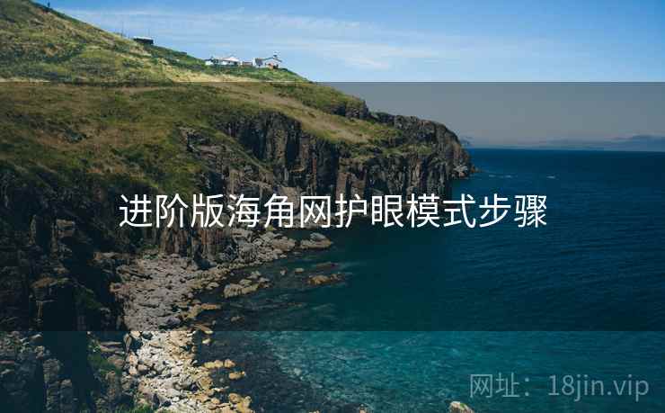 进阶版海角网护眼模式步骤