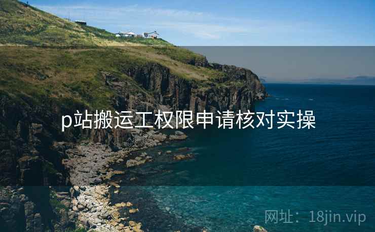 p站搬运工权限申请核对实操