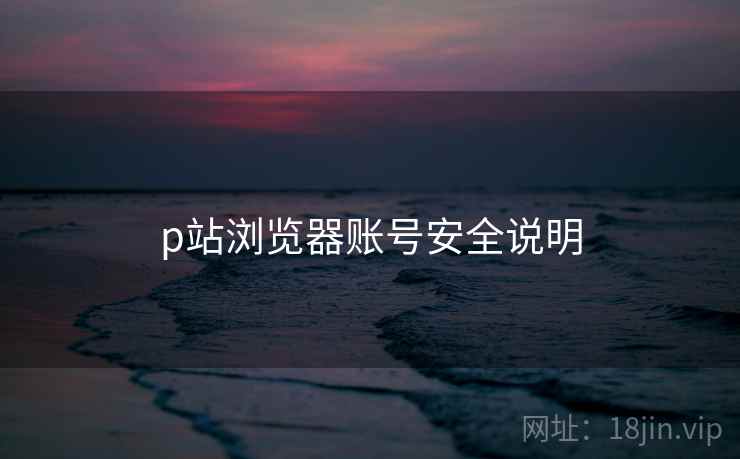 p站浏览器账号安全说明