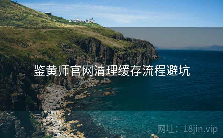鉴黄师官网清理缓存流程避坑